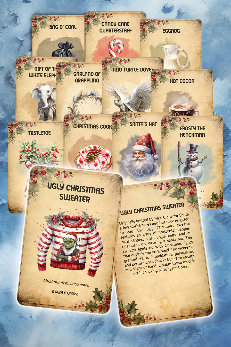 Christmas Magic Items