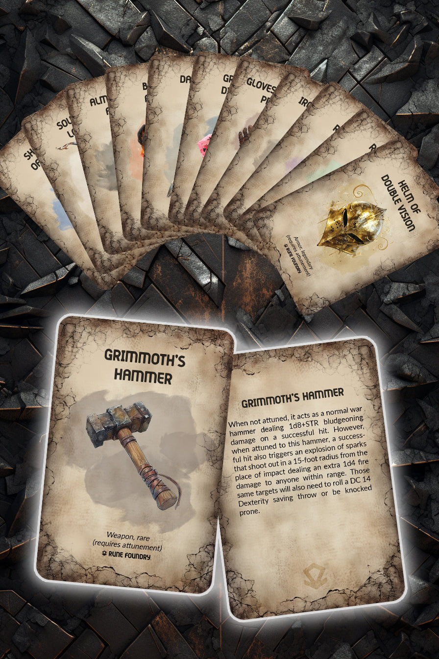 Grimmoth's DnD Magic Items 5e