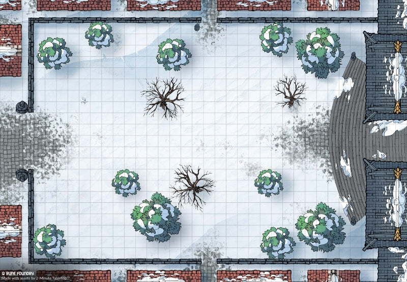Winter Snow Battle Map Pack