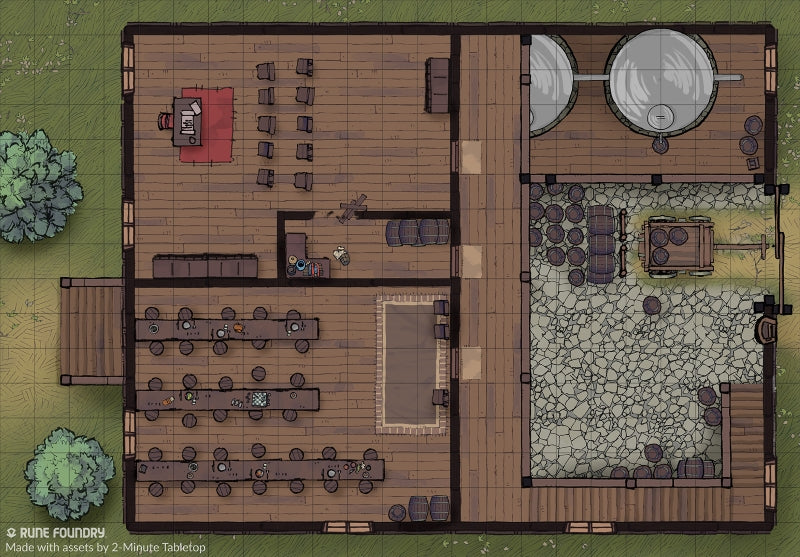 Brewery Battle Map (Festival at Redwater) | Rune Foundry