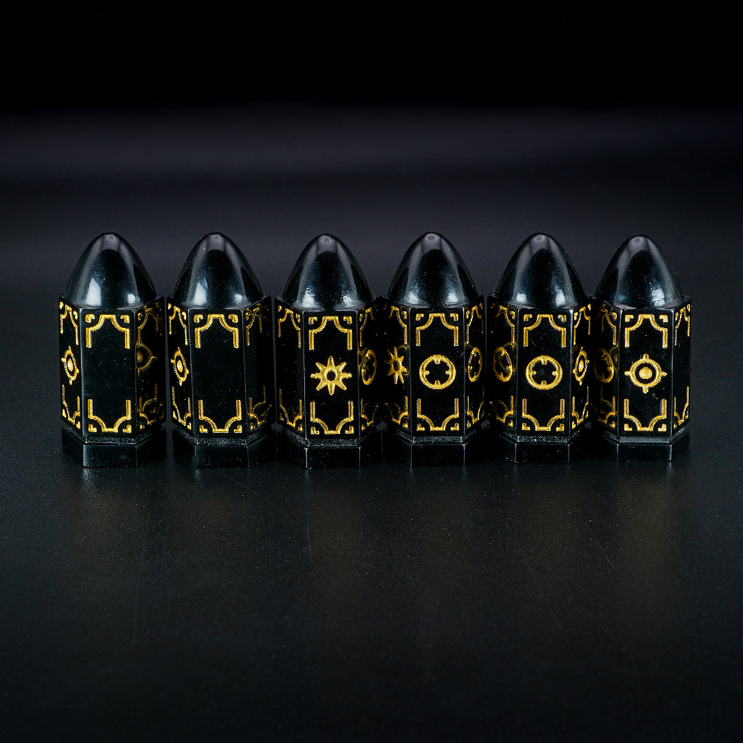 Wild Imaginary West RPG six black dice