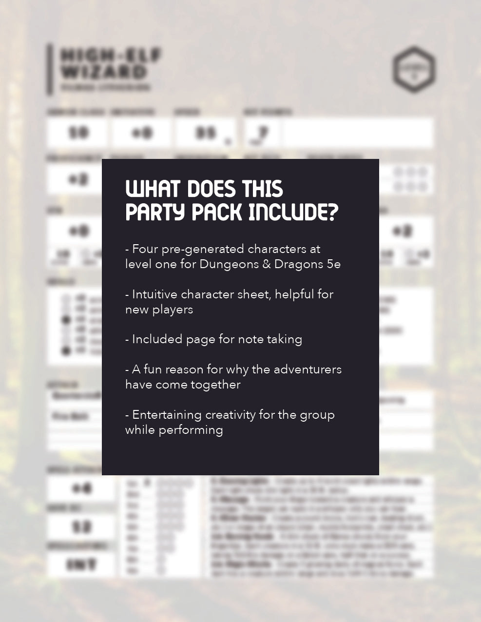 M.E.R.C. - Character Party Pack