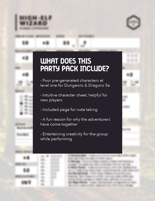 M.E.R.C. - Character Party Pack