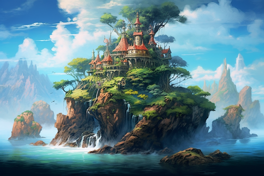 Fantasy island adventure setting for DnD one shot