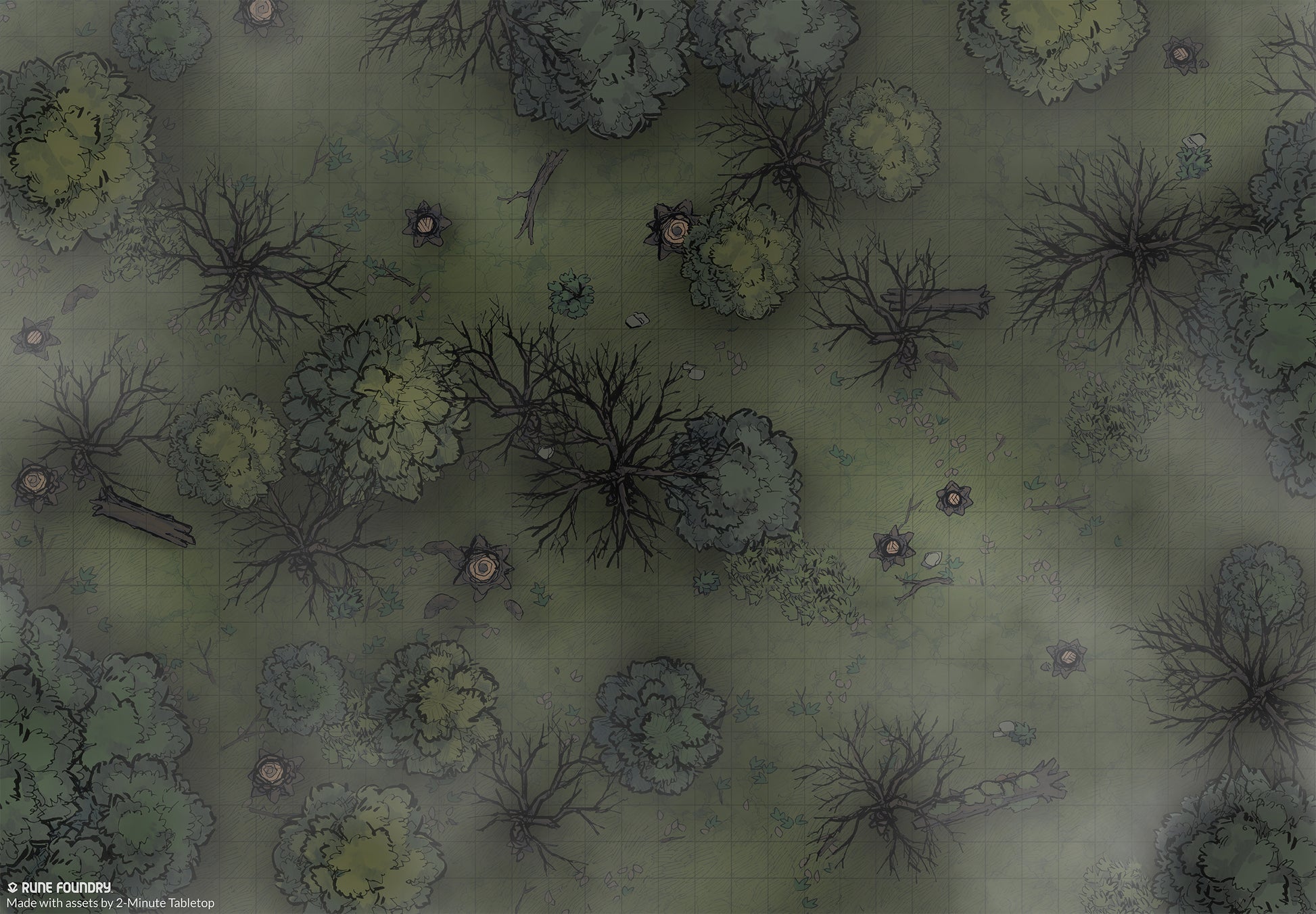 Elven Forest 2 - Map Pack, Battlemaps