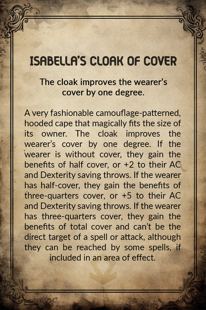 Isabella's Magic Items