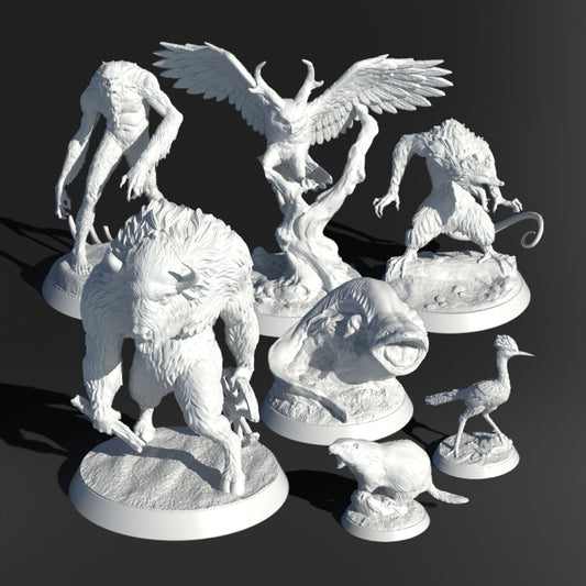 Filets Miniatures Wild Imaginary West Miniatures (STL Files For Download) – Rune Foundry
