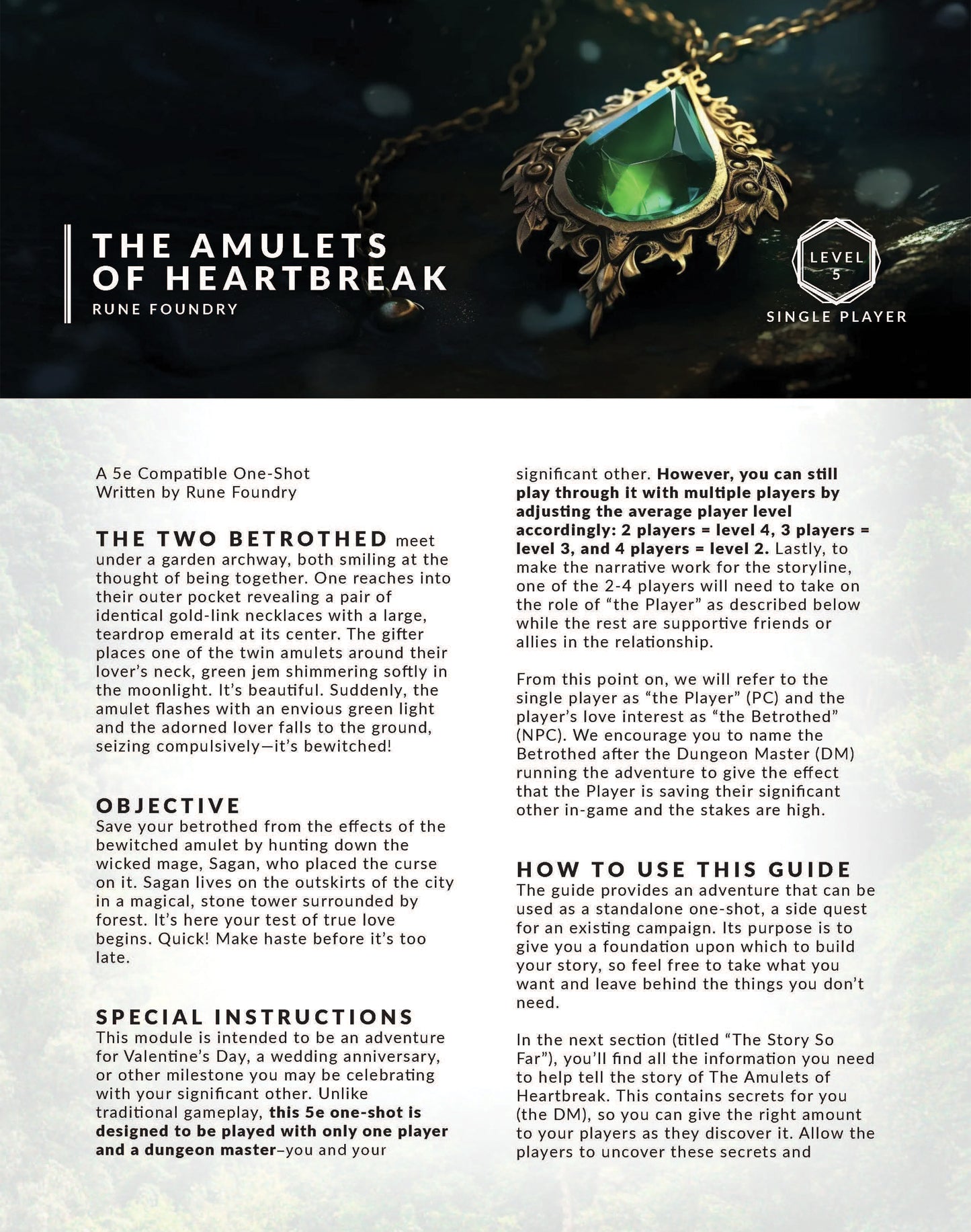 The Amulets of Heartbreak