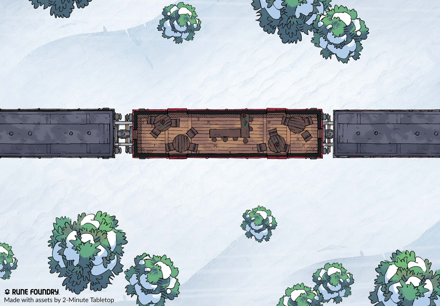 Train Battle Map Pack