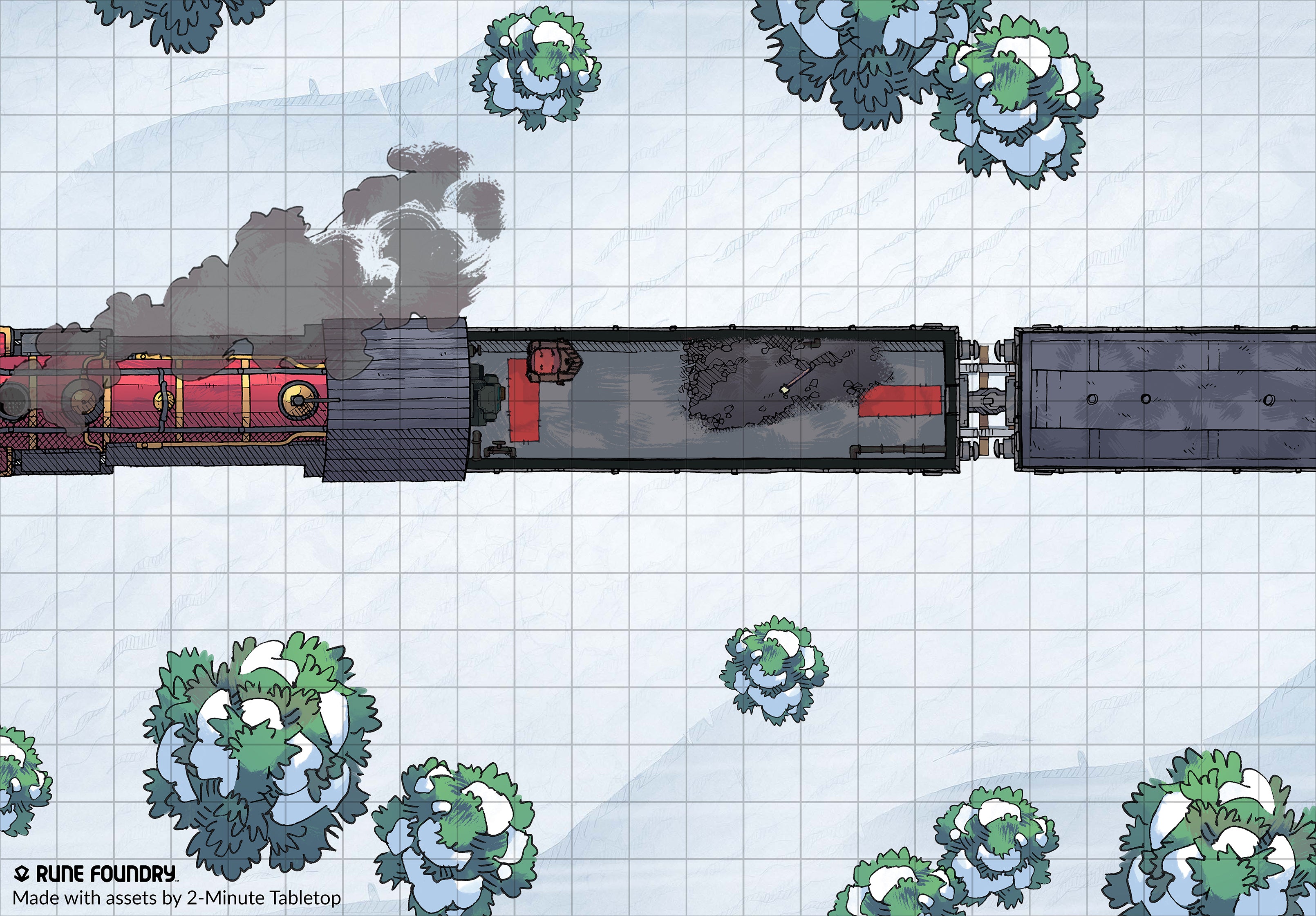 Train Battle Map Pack - Free Download Digital or Print – Rune Foundry