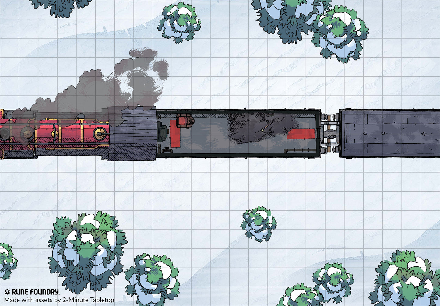 Train Battle Map Pack