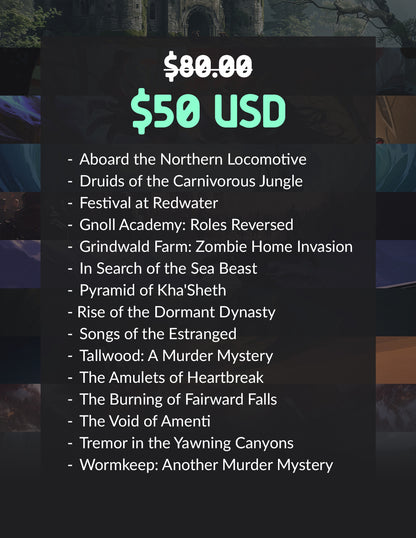 Ultimate DnD One Shots Bundle