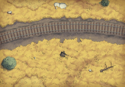 Wild Imaginary West Battle Map Pack #1