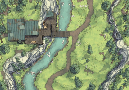 Wild Imaginary West Battle Map Pack #1