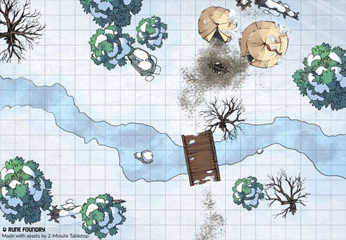 Winter Ritual Map Winter Snow Battle Map Pack - Free Download for Print or Digital – Rune ...
