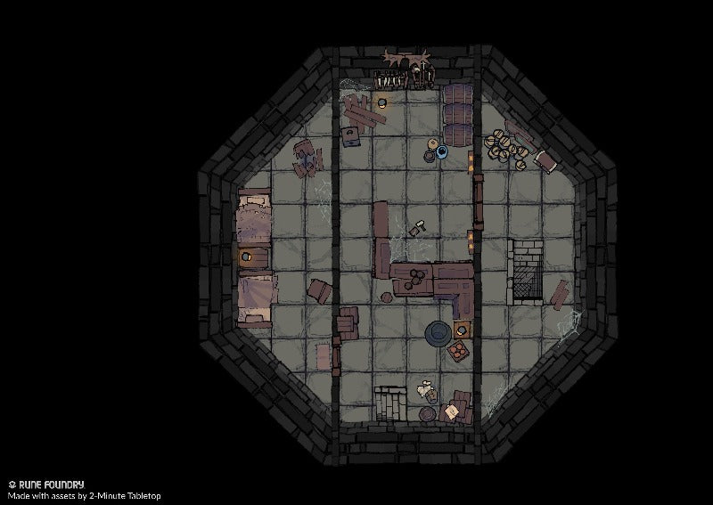 Wizard Rune Buildings Wizard Tower Battle Maps | Rune Foundry