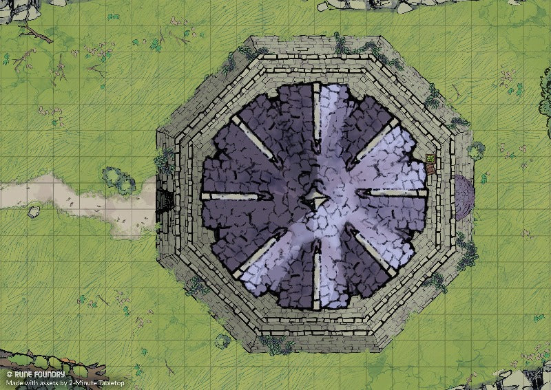 Wizard Rune Buildings Wizard Tower Battle Maps | Rune Foundry