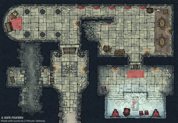 DnD dungeon map | Rune Foundry