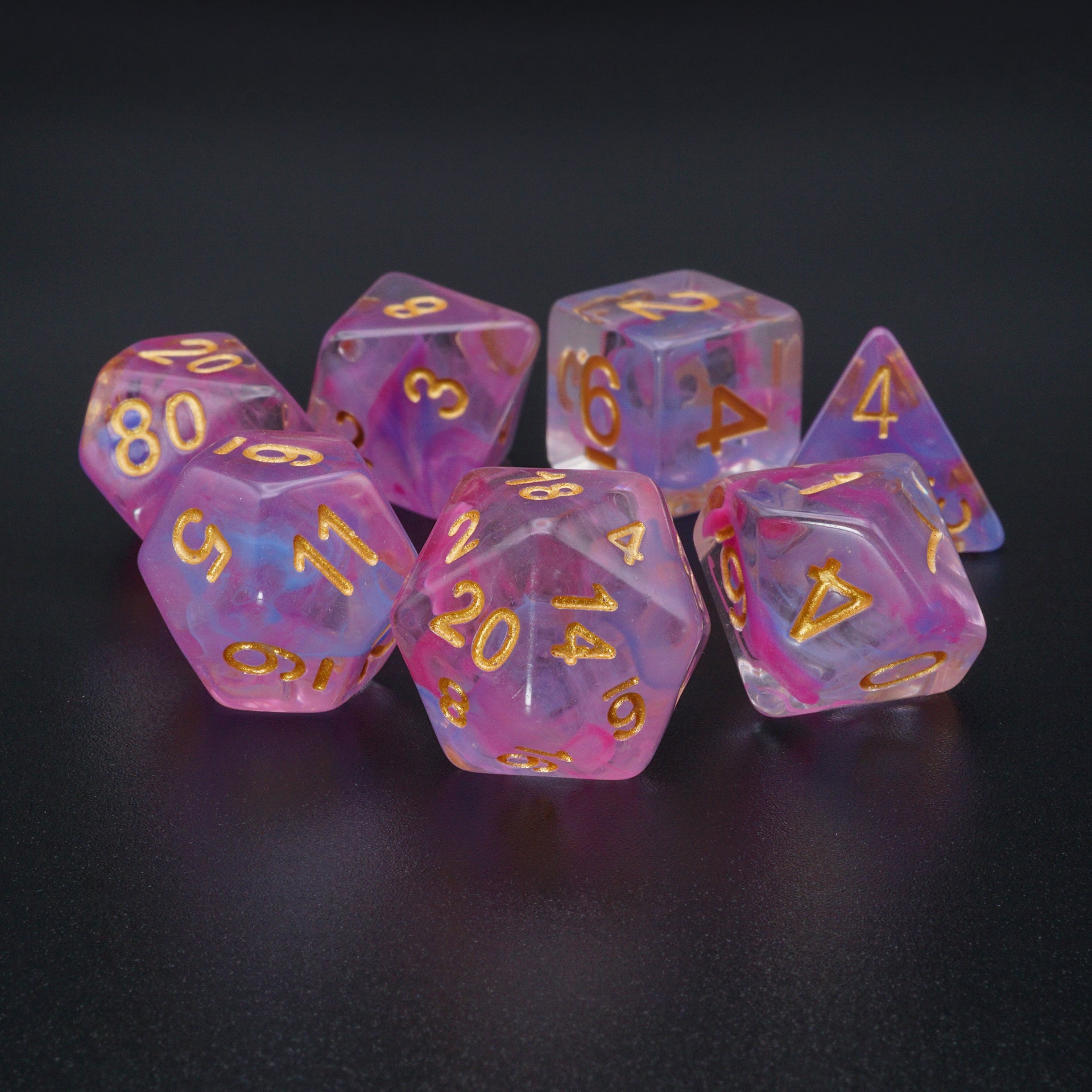 HEARTSDEEP - Resin DnD Dice Set – Rune Foundry