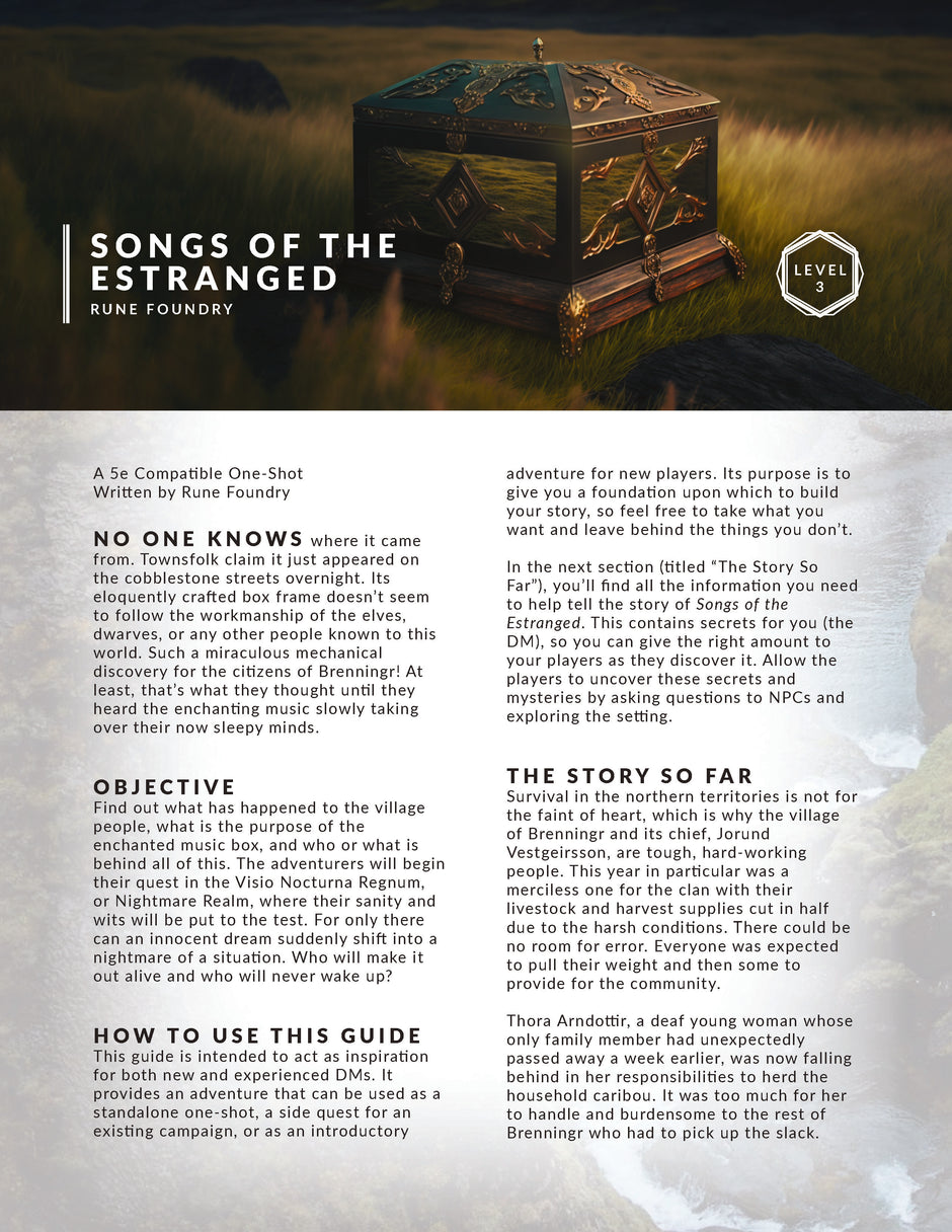 Free DnD One Shot Adventures With Everything Needed – Rune Foundry